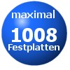 maximal 1008 Festplatten pro Gesamtsystem