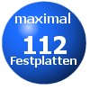 maximal 112 Festplatten pro System