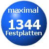 maximal 1344 Festplatten pro Gesamtsystem