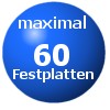 maximal 60 Festplatten pro Grundsystem