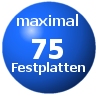 maximal 75 Festplatten pro Grundsystem