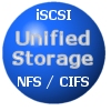 Unified Storage iSCSI, CIFS und NFS