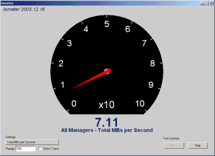 Iometer Screenshot 2