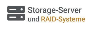 Angebote für RAID Systeme, Storage Server mit SCSI, FC, SAS Host und SAS oder SATA Festplatten