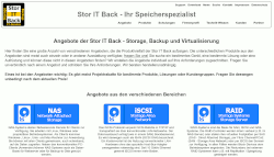 Angebot zu Storage. Backup und Virtualisierung