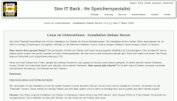 Installation Debian im Unternehmen
