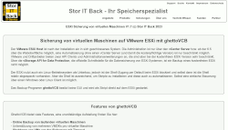 Sicherung VMware ESXi mit ghettoVCB