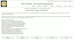 FAQ Backup