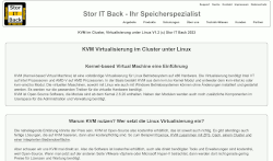KVM Virtualisierung unter Linux.