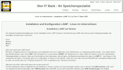 Installation Lamp im Unternehmen