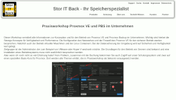 Praxisworkshop Proxmox VE und PBS im Unternehmen