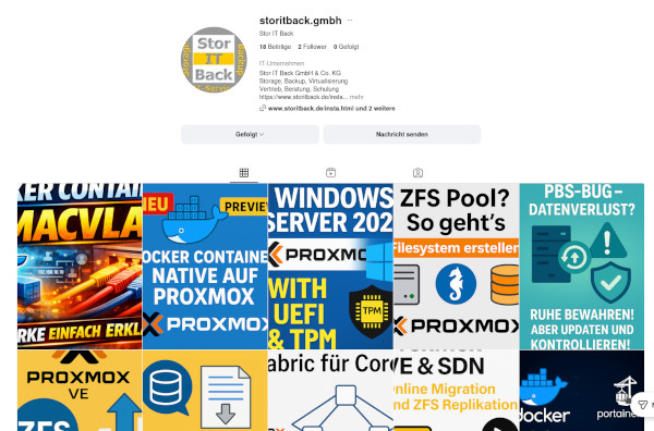 Instagram der Stor IT Back Instagram der Stor IT Back