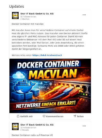 Linkedin der Stor IT Back Linkedin der Stor IT Back