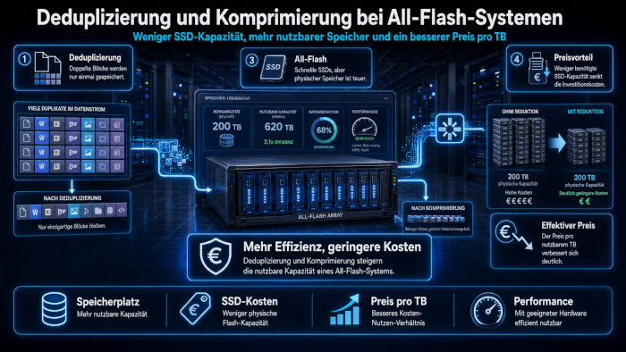 Deduplizierung für All-Flash-Storage Deduplizierung für All-Flash-Storage