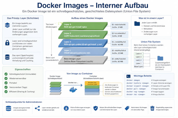 Image und Container Aufbau
