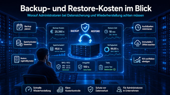 Kosten bei der Datensicherung Kosten bei Backup und Recovery