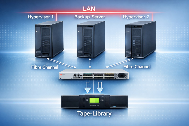 Backup Datensicherung über das LAN
