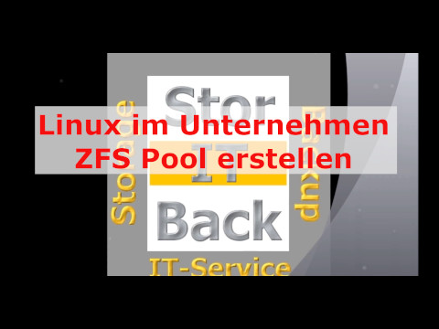 Linux im Unternehmen - ZFS Pool erstellen