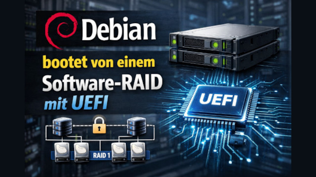 Linux im Unternehmen - Debian Trixie boot von Software-RAID