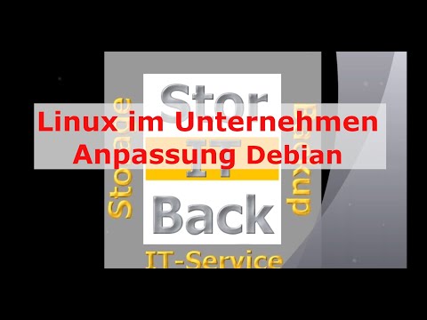 Linux im Unternehmen - Anpassungen Debian