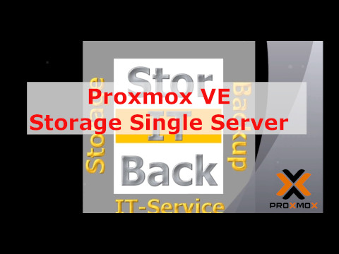 Proxmox VE - Storage im Single Server