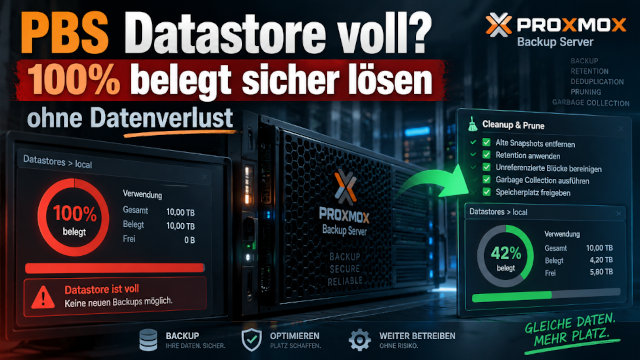 Proxmox PBS Datastore voll