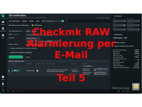 Checkmk E-Mails verschicken