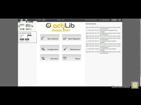 actidata actiLib Kodiak Barcode-Label